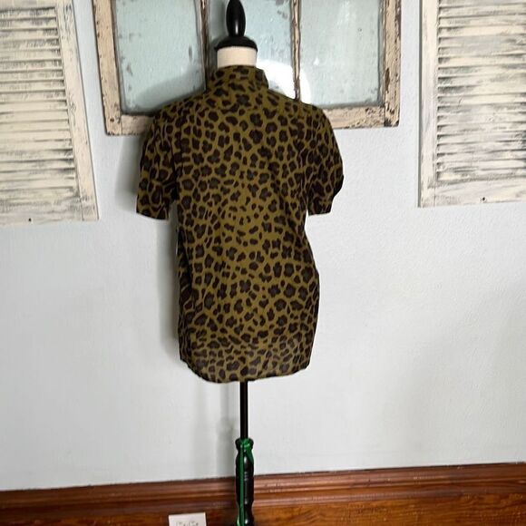 Marc by Marc Jacobs Mens Casual Button Down Shirt Pantherl Print Green Small - Picture 5 of 11